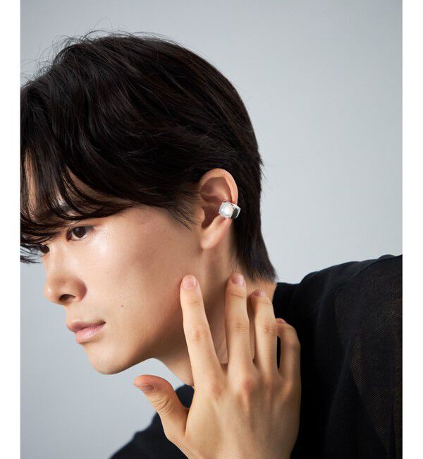 Jouete「イヤーカフス クォーツ&times;マザーオブパール」|イヤーカフ|