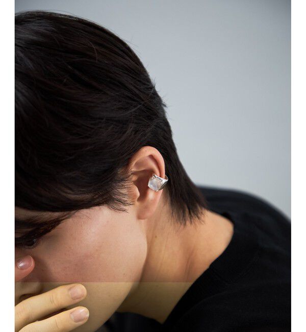 Jouete「イヤーカフス クォーツ&times;マザーオブパール」|イヤーカフ|