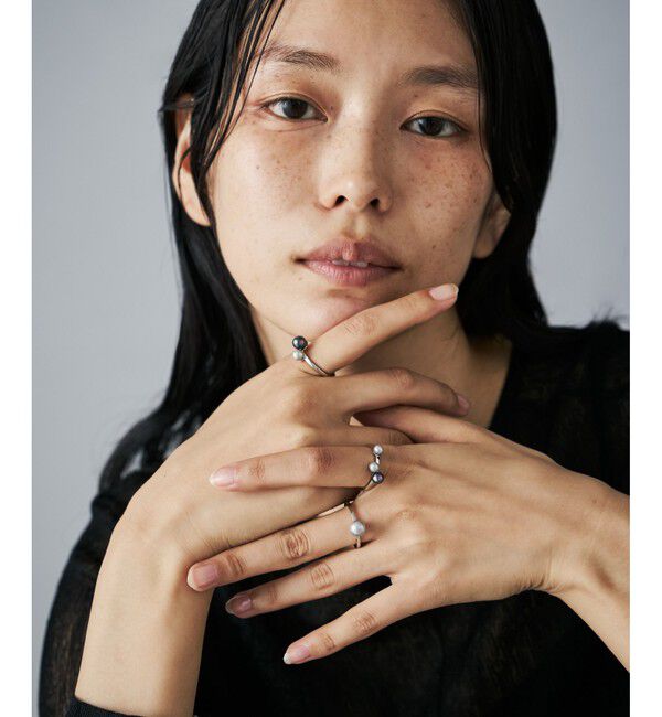 Jouete「セットリング カラーパール」|リング|