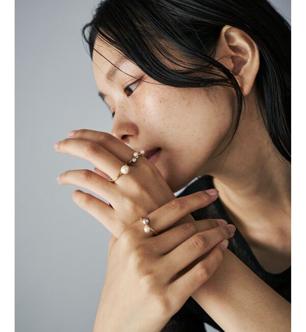 Jouete「セットリング カラーパール」|リング|