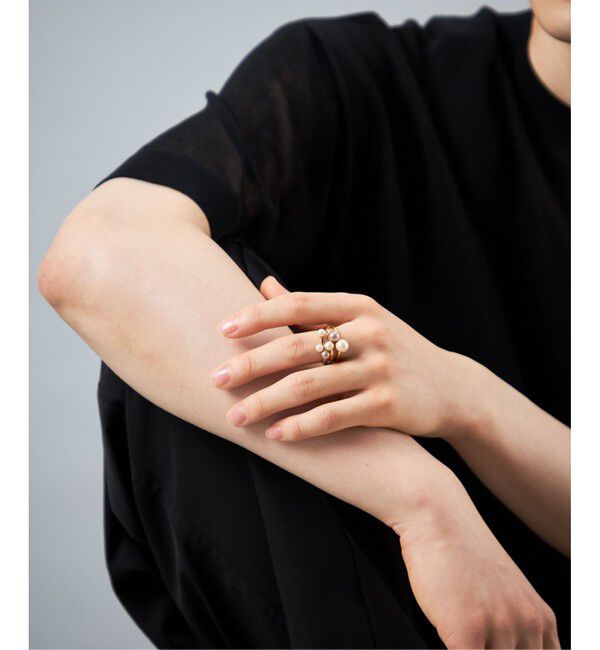 Jouete「セットリング カラーパール」|リング|