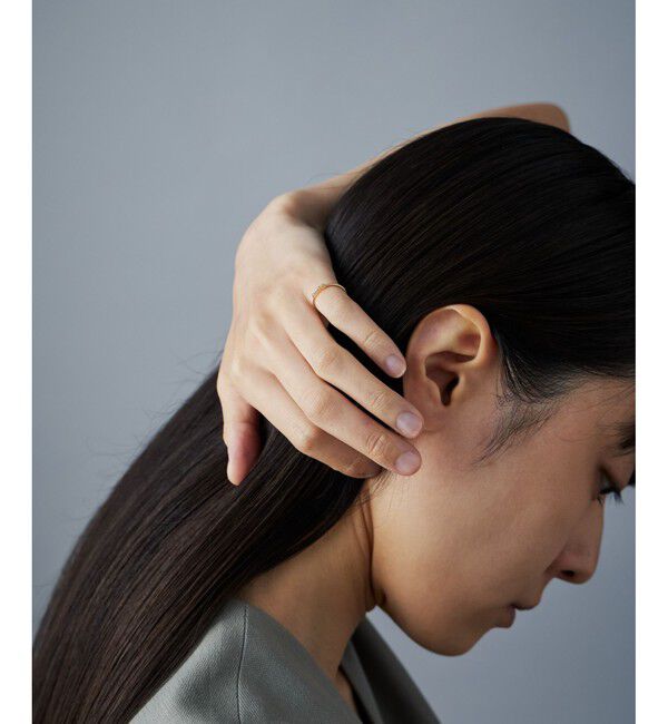 Jouete「K10YG ピンキーリング ダイヤモンド」|リング|