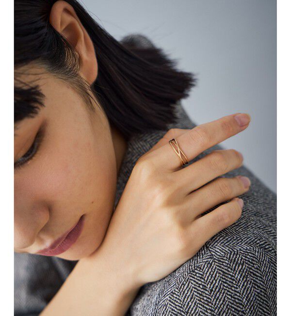 Jouete「[レイヤー] K10YG リング タングル」|リング|