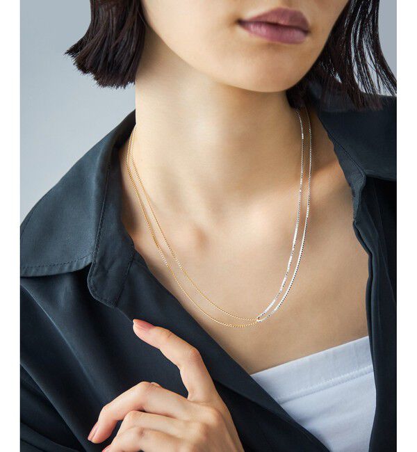 Jouete「[ツイニング] ネックレス コンビカラー」|ネックレス|