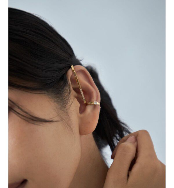 Jouete「[トーンカフス] ジルコニア」|イヤーカフ|