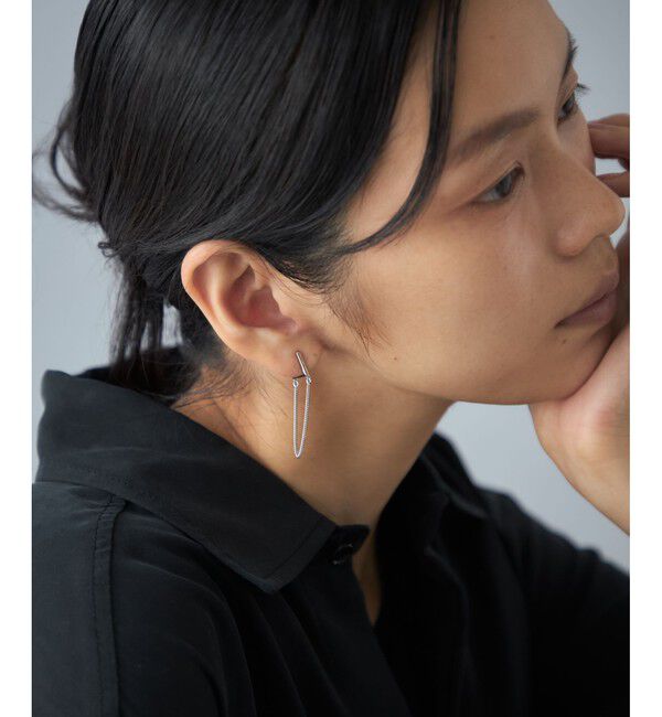 Jouete「[プッシュイヤリング] チェーン」|イヤリング|