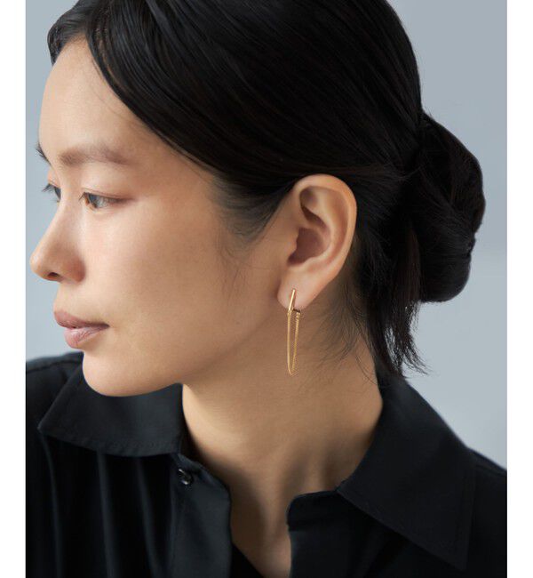 Jouete「[プッシュイヤリング] チェーン」|イヤリング|