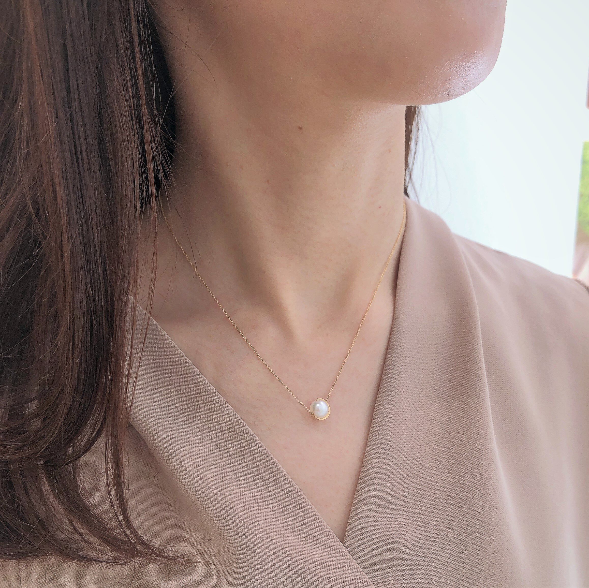 STAR JEWELRY「PEARL MOON」|ネックレス|