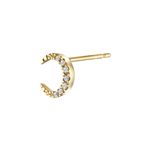 STAR JEWELRY「DIAMOND MOON」|ピアス|