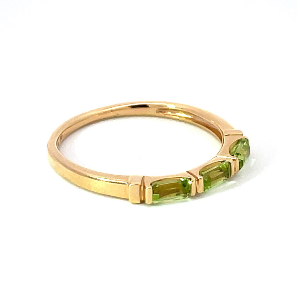 STAR JEWELRY「PERIDOT SQUARE RING」|リング|