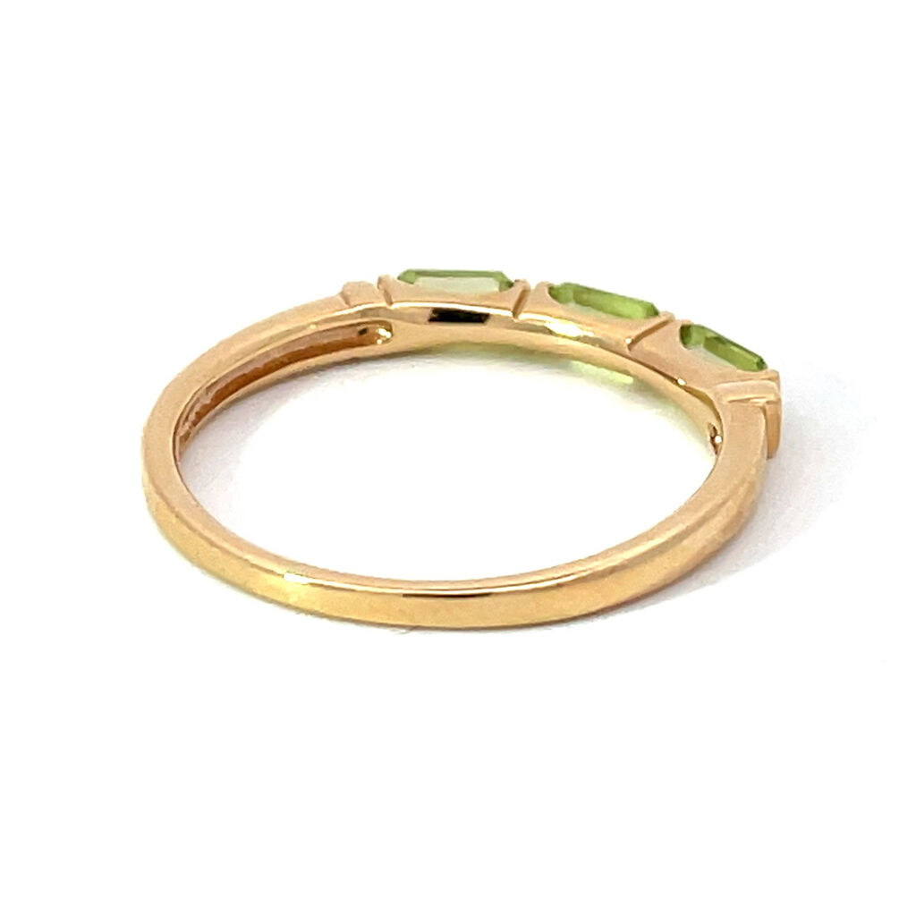 STAR JEWELRY「PERIDOT SQUARE RING」|リング|