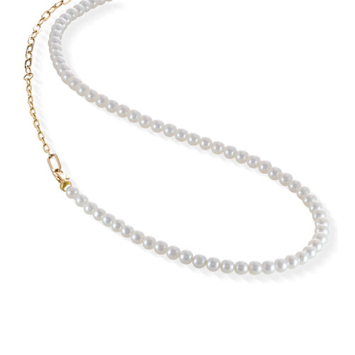 STAR JEWELRY「PEARL&CHAIN」|ネックレス|