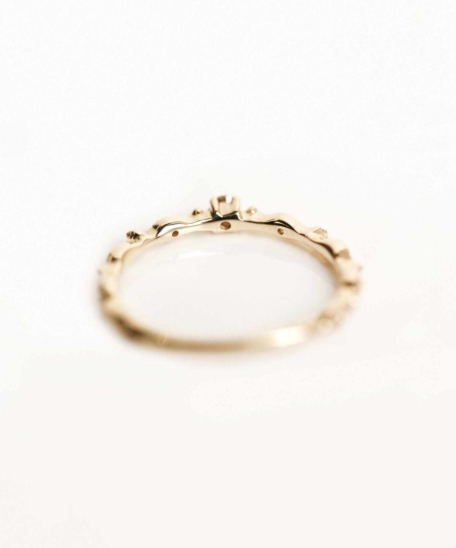  「ダイヤモンド ティアラ リング | K10YG」|リング|