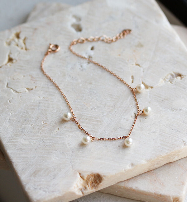  「K10YG/PG アコヤパール ブレスレット」|ブレスレット・バングル|