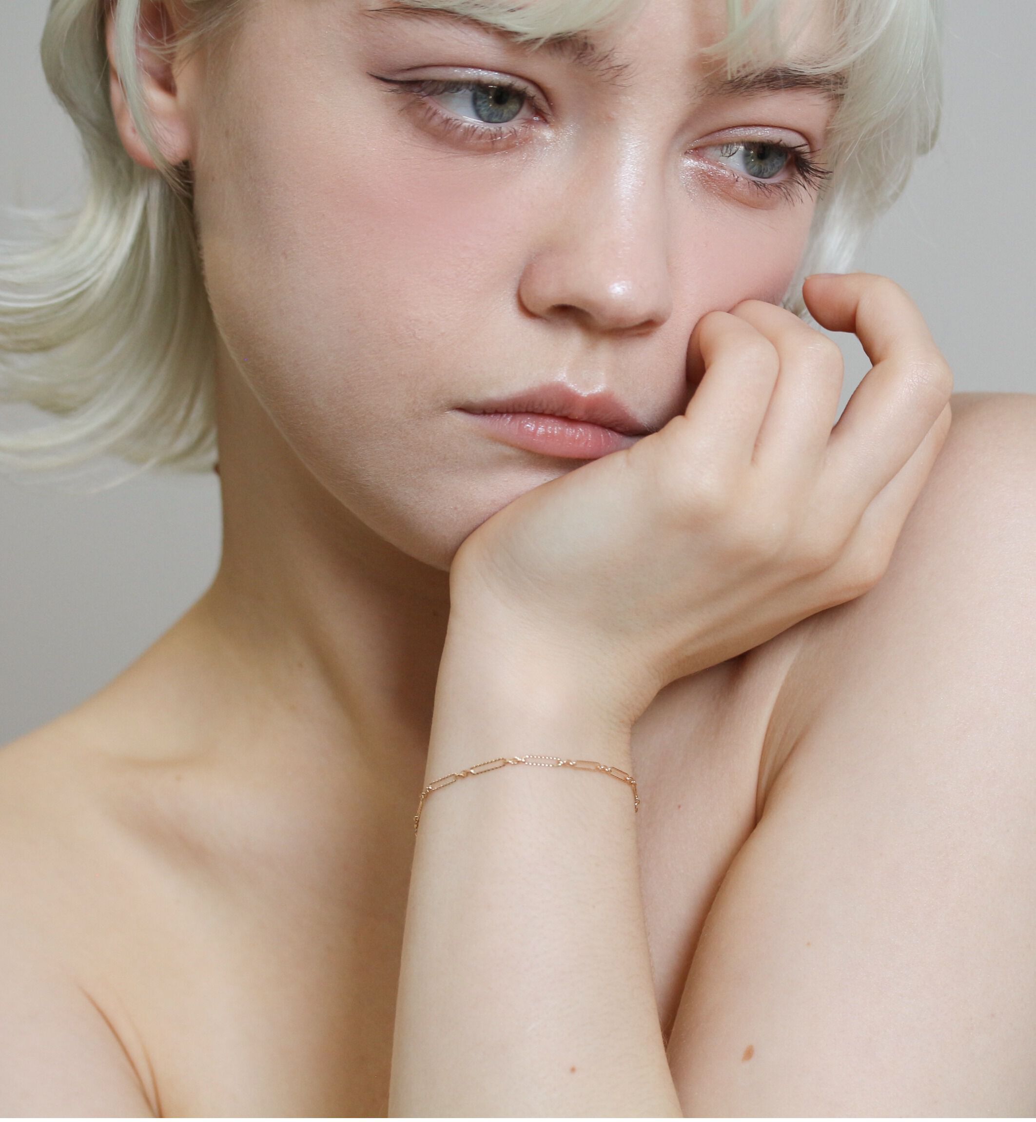  「ゴールド チェーン  ブレスレット| K10YG」|ブレスレット・バングル|