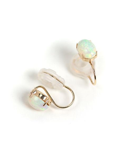  「オパール イヤリング  | K10YG」|イヤリング|