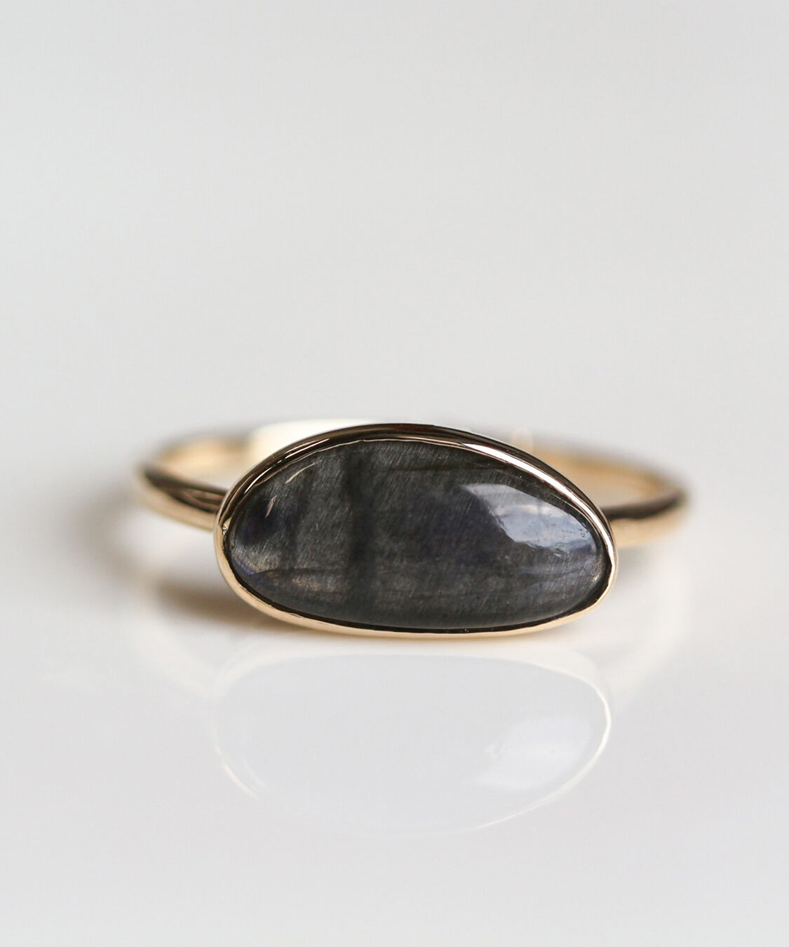  「ラブラドライト  リング | K10YG」|リング|K10 イエローゴールド