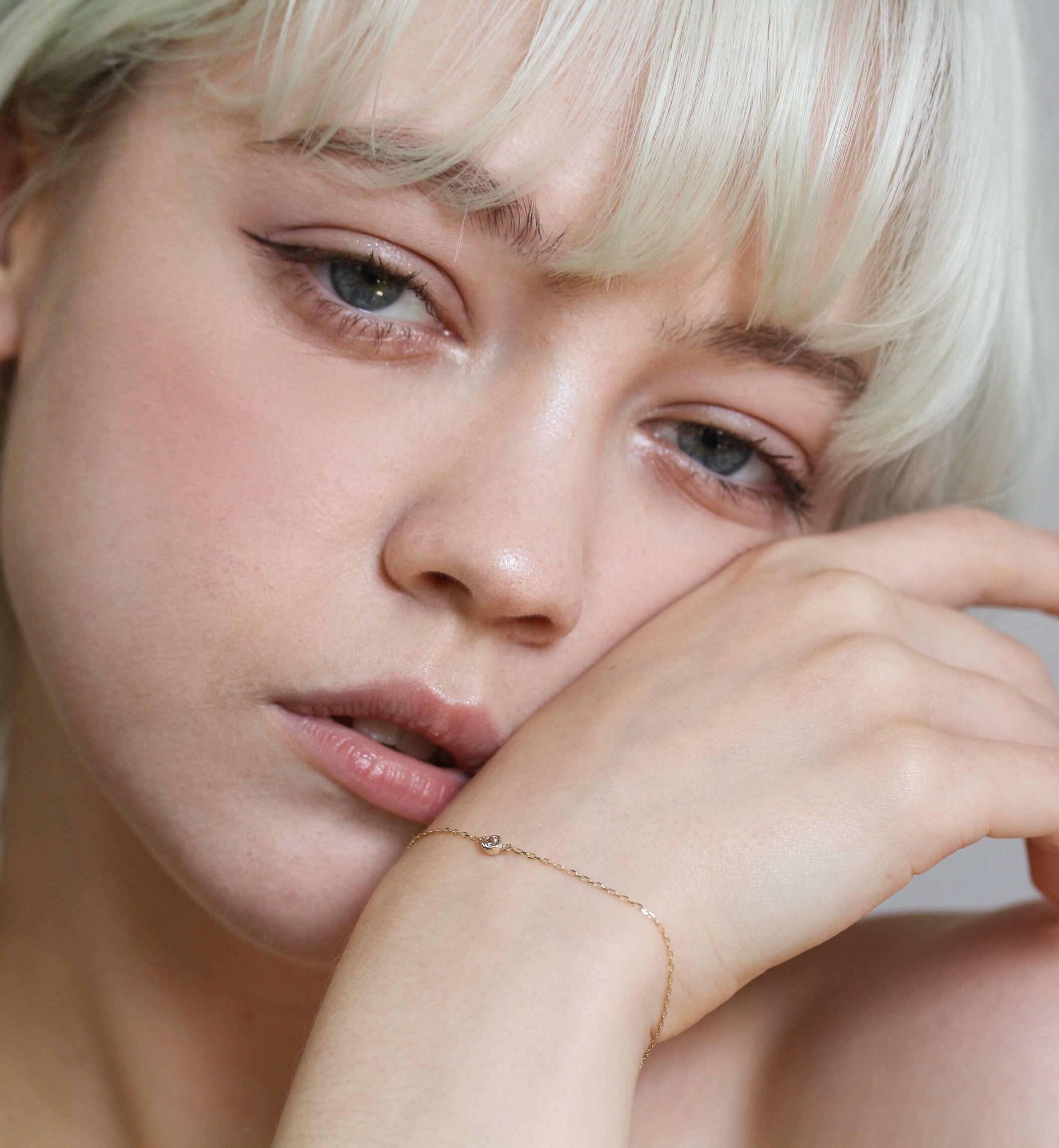  「ゴールド ハート ブレスレット | K10YG 〈Web限定〉」|ブレスレット・バングル|