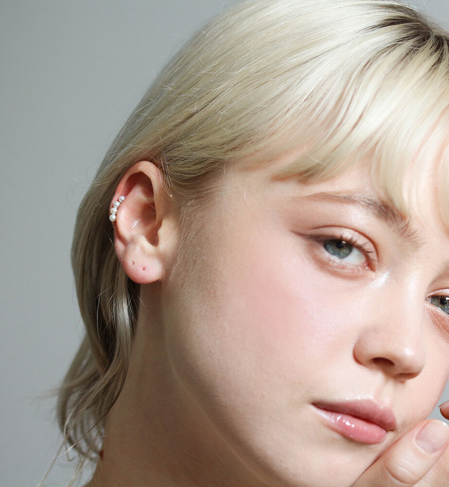  「パール イヤーカフ | K10YG 【片耳用】」|イヤーカフ|