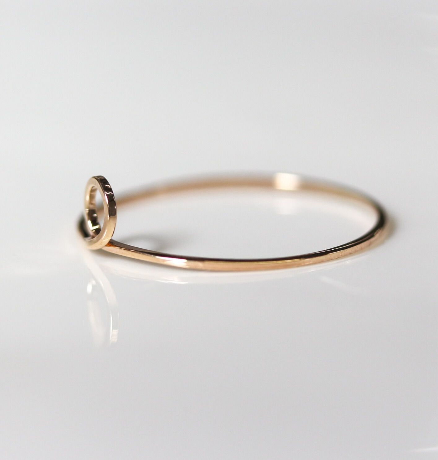  「ゴールド サークル リング  | K10YG」|リング|