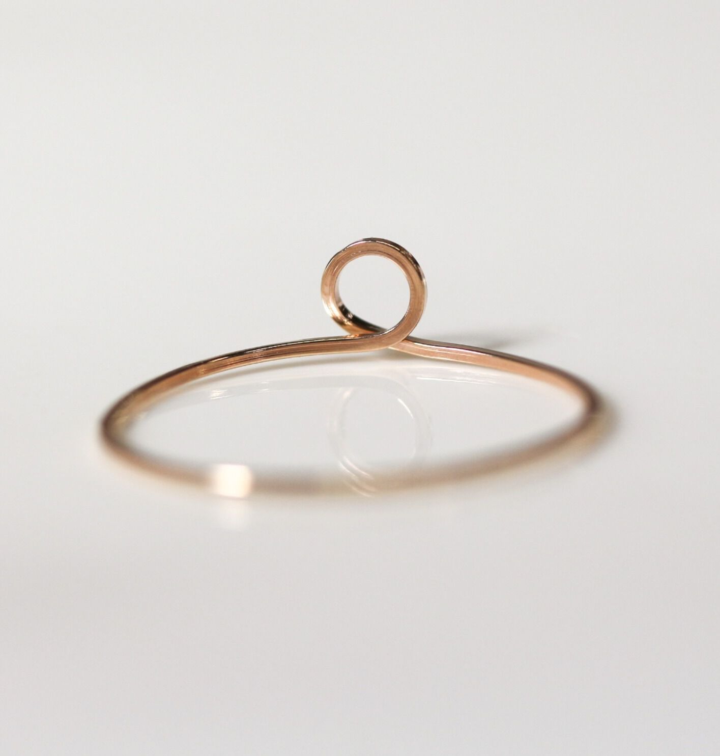  「ゴールド サークル リング  | K10YG」|リング|