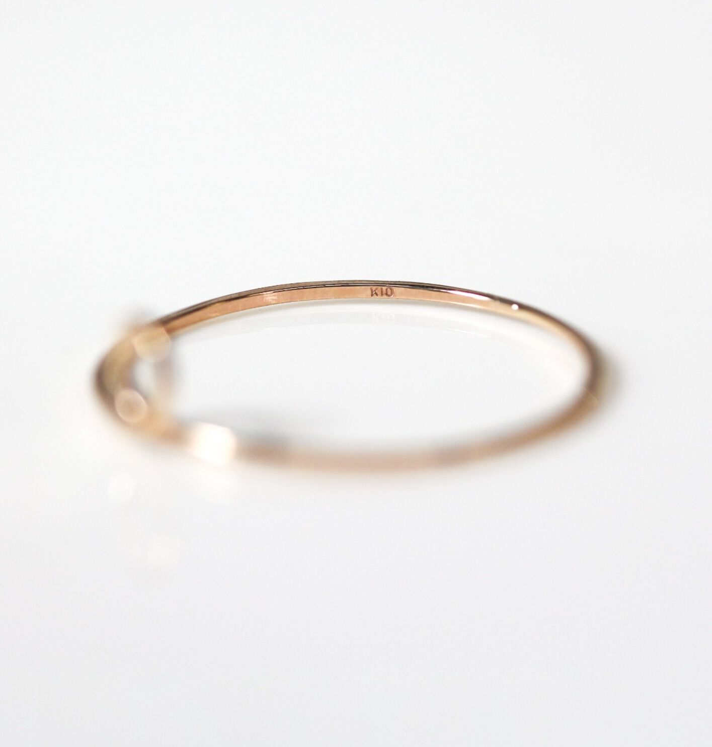  「ゴールド サークル リング  | K10YG」|リング|