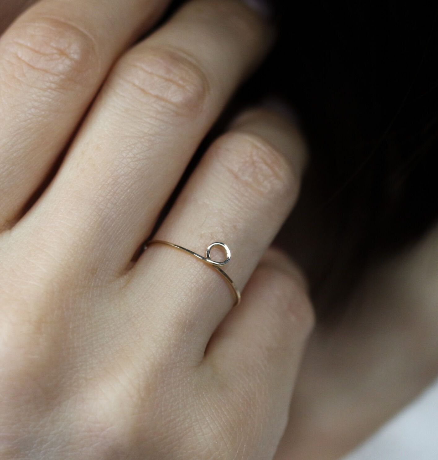  「ゴールド サークル リング  | K10YG」|リング|