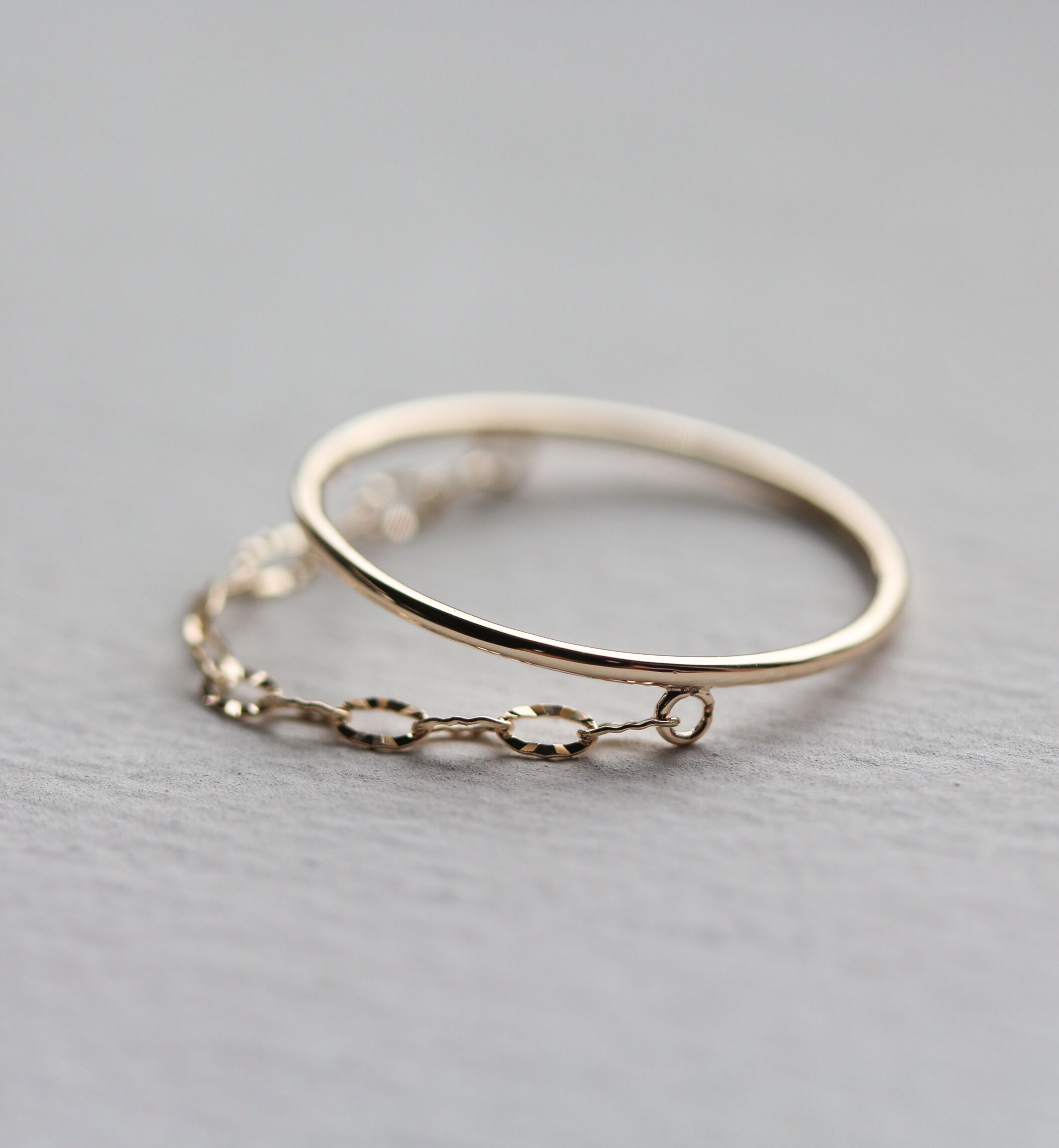  「ゴールド チェーン リング| K10YG」|リング|