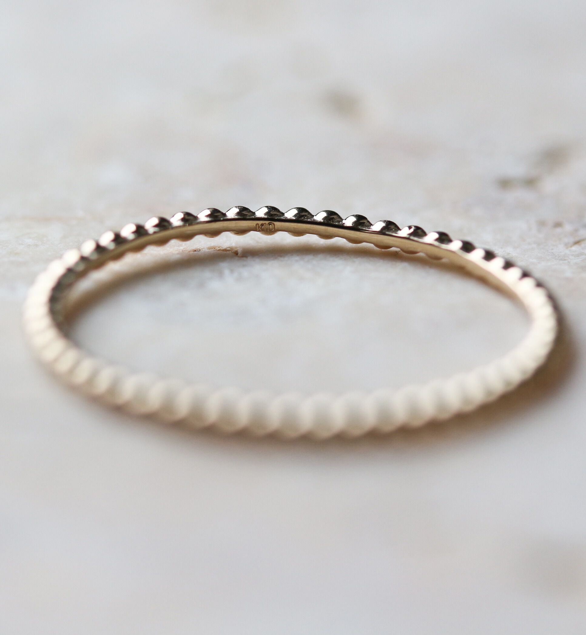  「ゴールド リング | K10YG」|リング|