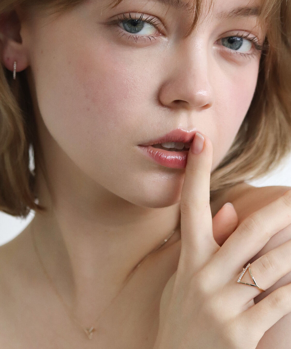  「ダイヤモンド リング  | K10YG〈ステラ〉〈世界最小〉」|リング|