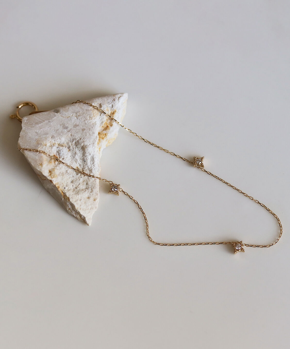  「ダイヤモンド スター ブレスレット | K10YG」|ブレスレット・バングル|K10 イエローゴールド