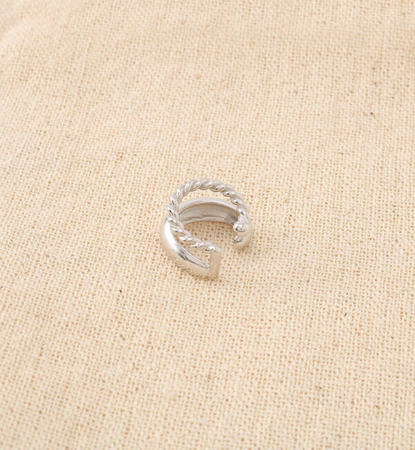 warmth「Twist&Round EarCuff」|イヤーカフ|シルバー