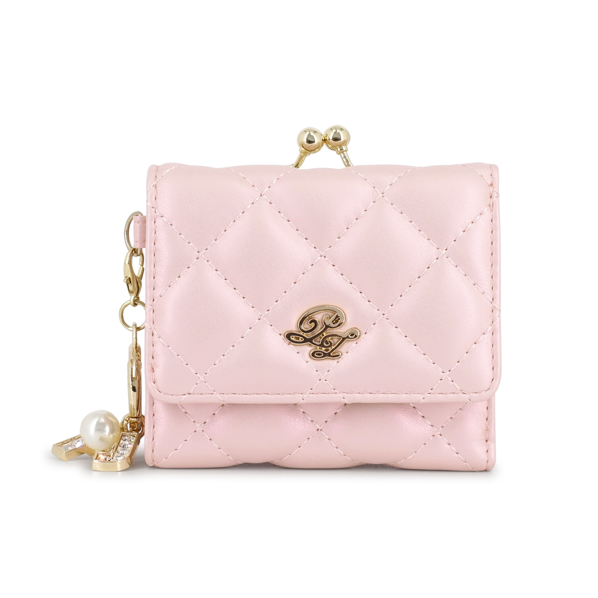 PAUL&JOE「口金ミニ財布　／　キルティング」|財布|ピンク