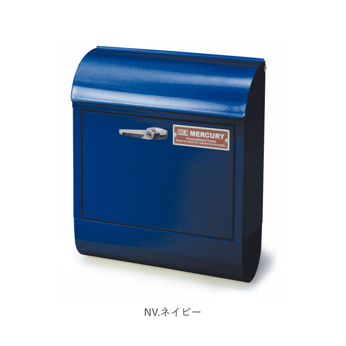 MERCURY「マーキュリー ポスト 通販 壁掛け おしゃれ 大型 郵便受け 郵便ポスト 鍵付き レトロ 郵便」|その他|