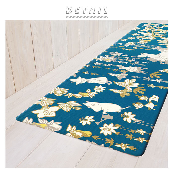 BACKYARD FAMILY「キッチンマット 240cm 通販 拭ける 北欧 ムーミン グッズ 45&times;240cm マット」|食器・キッチングッズ|