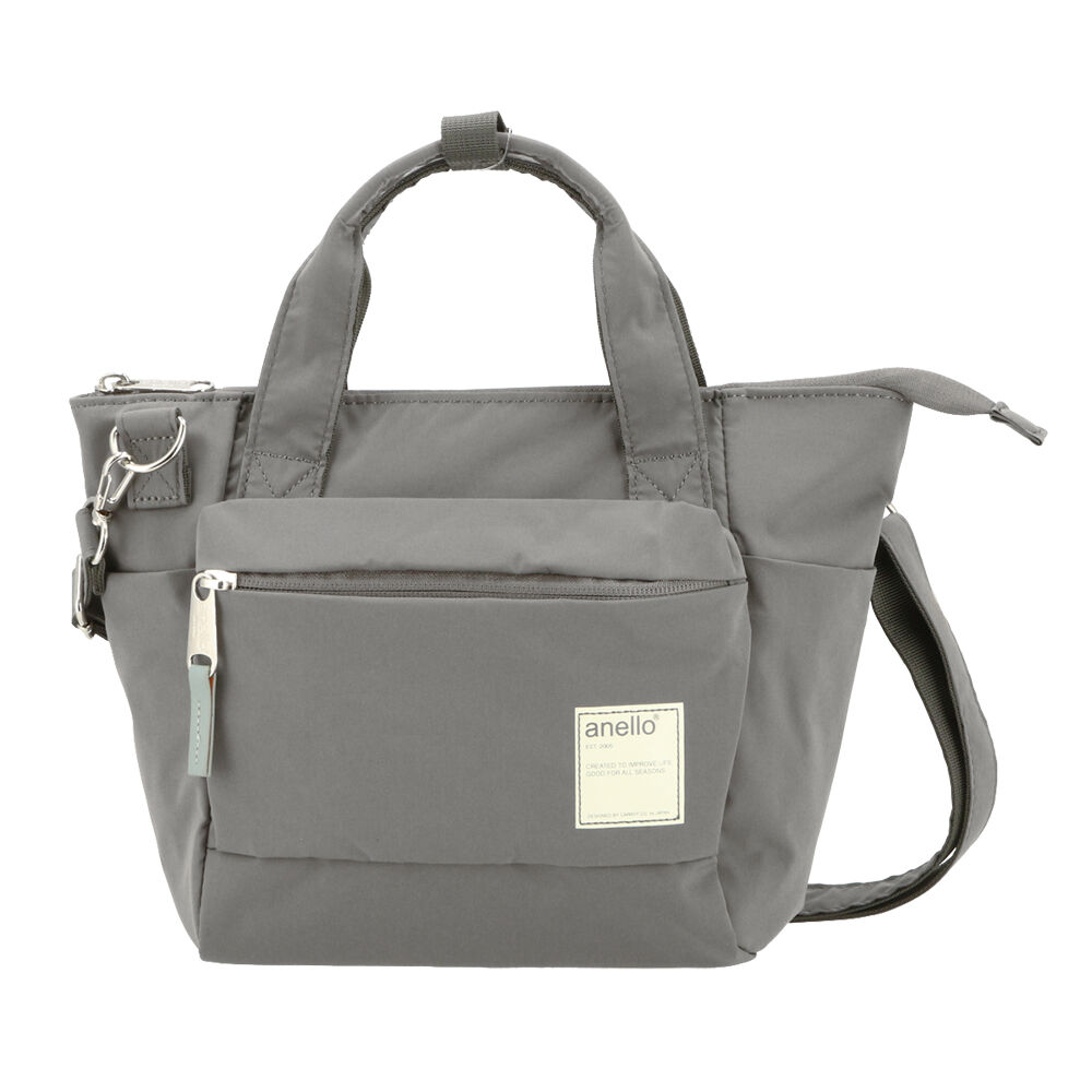 anello「アネロ ショルダーバッグ 撥水 通販 anello トートバッグ 小さめ ミニトートバッグ」|ショルダー・メッセンジャー|グレー1