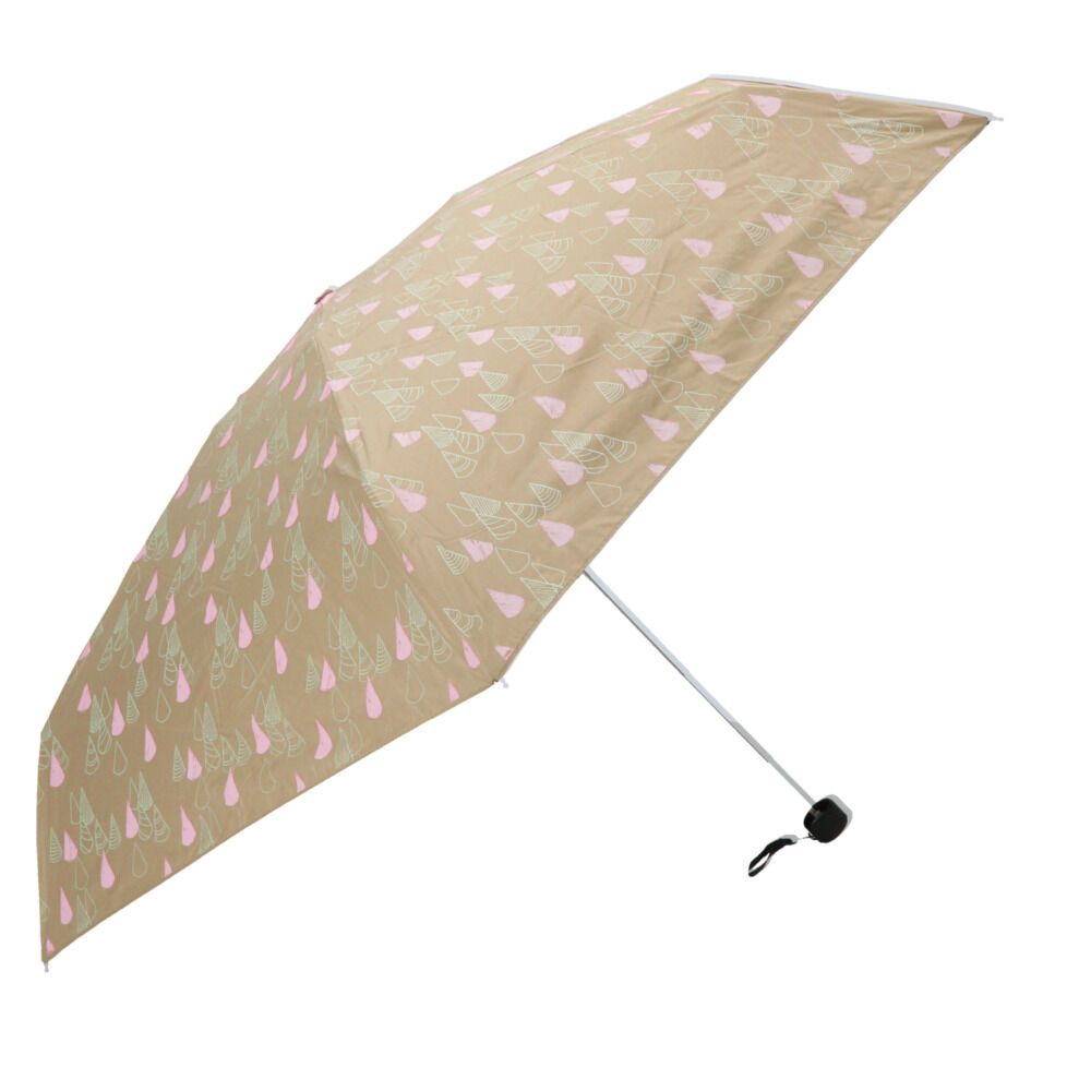 BACKYARD FAMILY「晴雨兼用 折りたたみ傘 uvカット 軽量 通販 HYGGE ヒュッゲ 5段マイクロ傘 50cm」|傘|ベージュ1