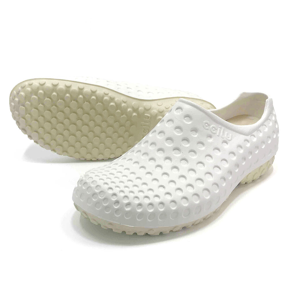 BACKYARD FAMILY「ccilu 靴 通販 チル シューズ レディース メンズ スリッポン レインシューズ おしゃれ」|レインシューズ|ホワイト1