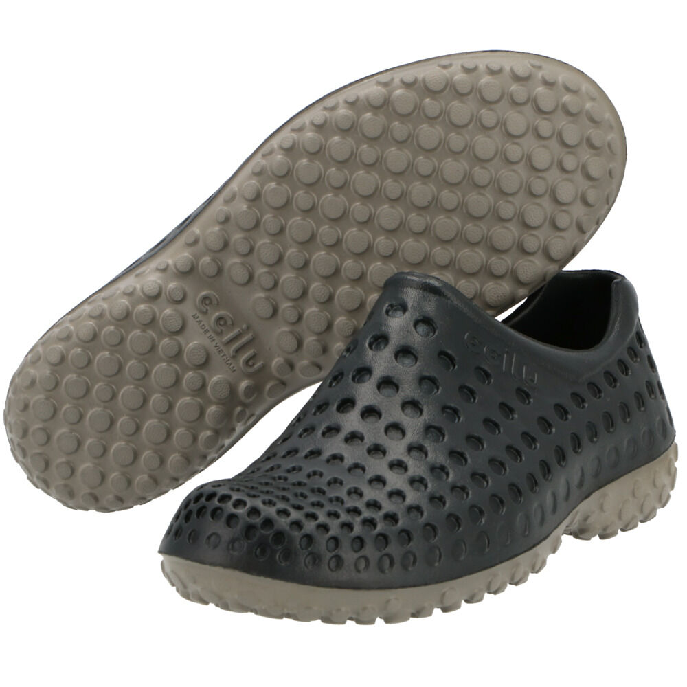 BACKYARD FAMILY「ccilu 靴 通販 チル シューズ レディース メンズ スリッポン レインシューズ おしゃれ」|レインシューズ|ブラック1