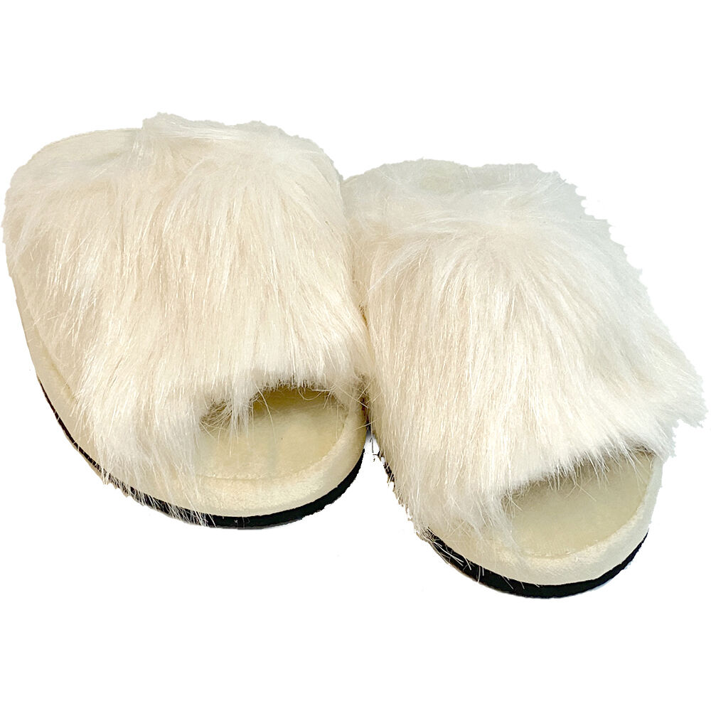 BACKYARD FAMILY「レディース スリッパ 通販 つま先立ち つま先 あたたかい サテンリボン トレーニング ファシノン」|ルームシューズ|ホワイト1