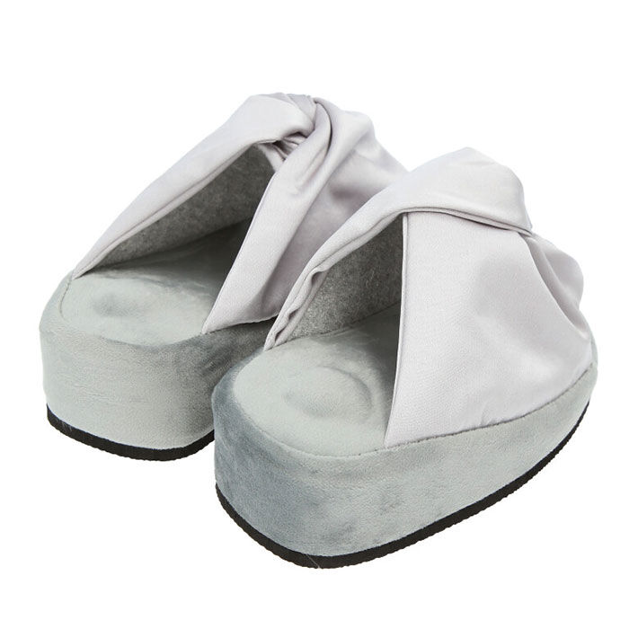 BACKYARD FAMILY「レディース スリッパ 通販 つま先立ち つま先 あたたかい サテンリボン トレーニング ファシノン」|ルームシューズ|