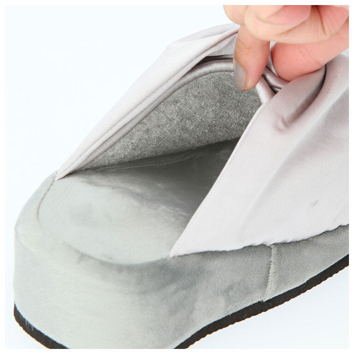 BACKYARD FAMILY「レディース スリッパ 通販 つま先立ち つま先 あたたかい サテンリボン トレーニング ファシノン」|ルームシューズ|