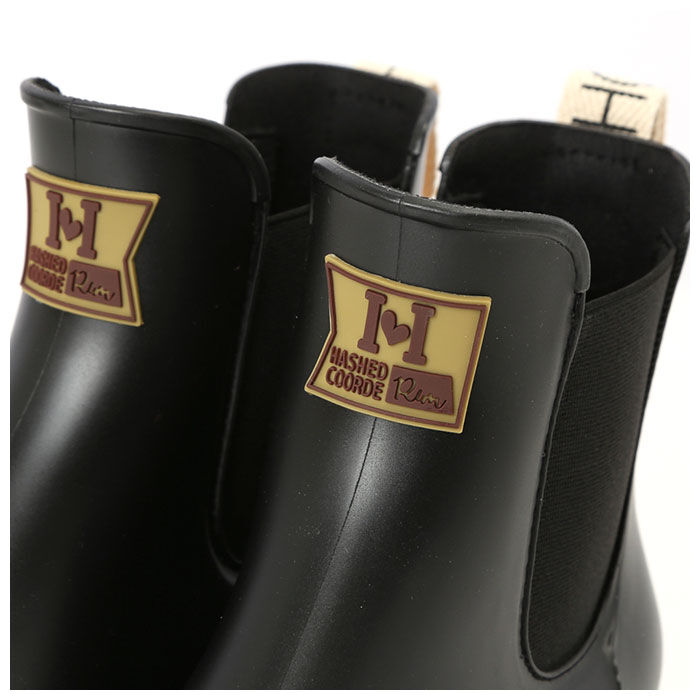 BACKYARD FAMILY「サイドゴアブーツ レディース 通販 レインシューズ ブランド ハッシュドコーデ おしゃれ 長靴」|ショートブーツ|