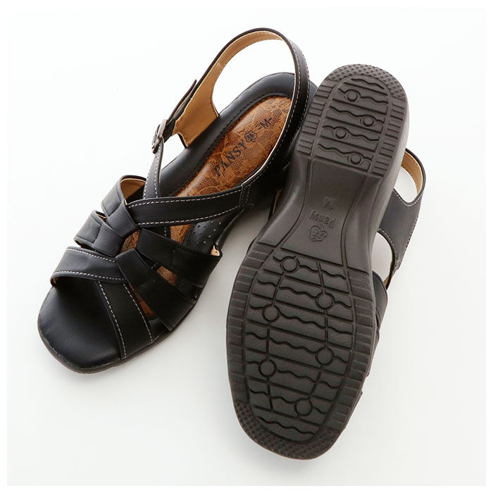 BACKYARD FAMILY「サンダル レディース 夏 通販 履きやすい ストラップサンダル パンジー pansy 歩きやすい」|サンダル|