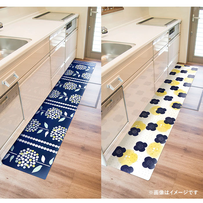 BACKYARD FAMILY「キッチンマット 拭ける 180 通販 北欧 風 おしゃれ 180cm 180センチ 台所マット 約」|食器・キッチングッズ|