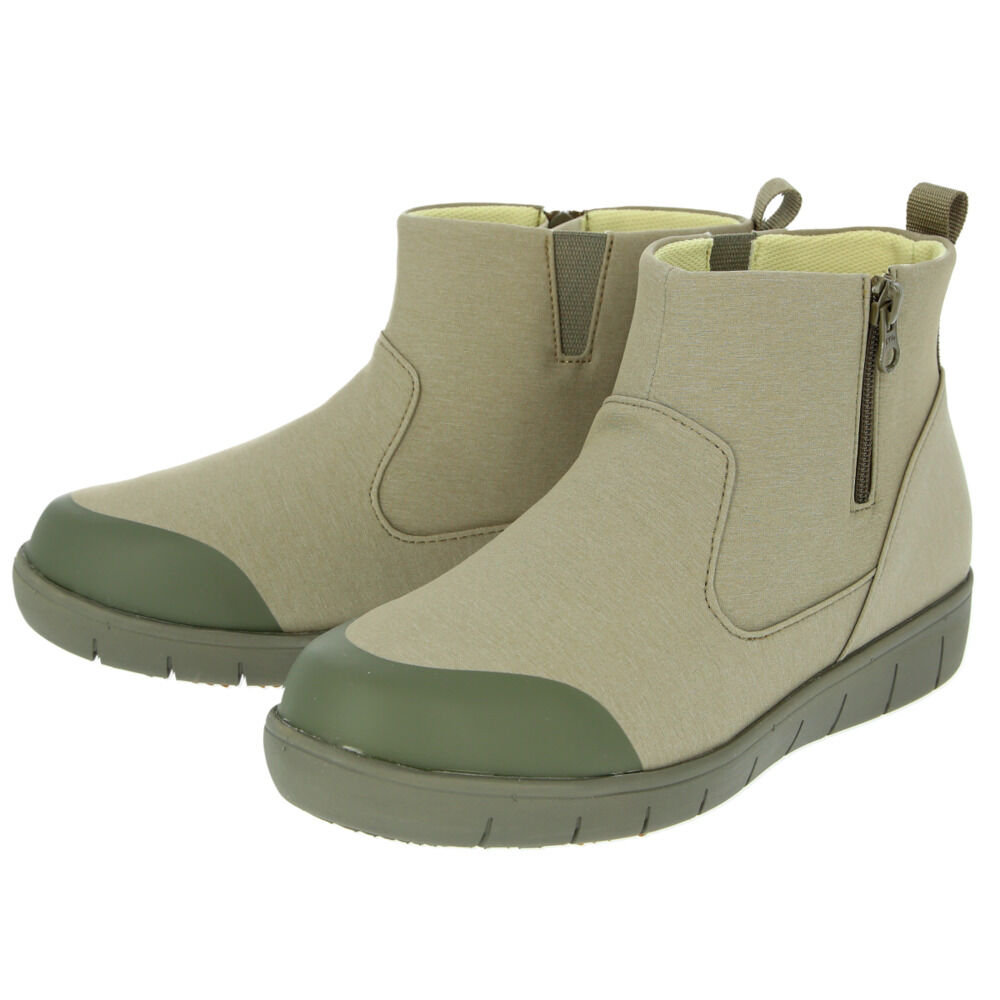 BACKYARD FAMILY「パンジー レインシューズ 通販 pansy 靴 レインステップ 4830 レディース レインブーツ」|レインシューズ|グリーン1