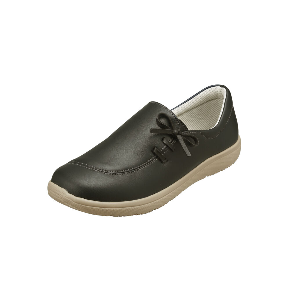 BACKYARD FAMILY「パンジー 靴 通販 Pansy カジュアルシューズ スニーカー スリッポン レディース シンプル」|スリッポン|ブラック1