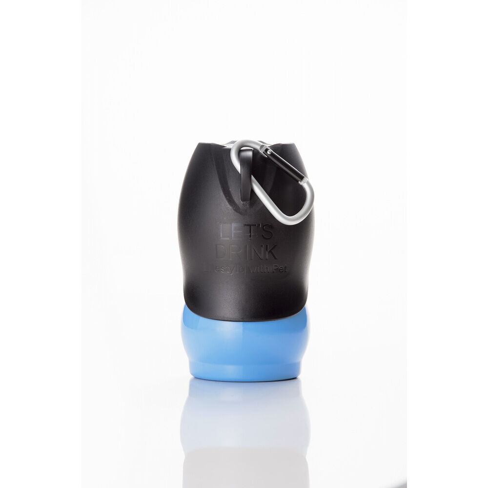 BACKYARD FAMILY「犬 散歩 給水ボトル 通販 ウォーターボトル 水 ボトル おしゃれ シンプル カラビナ 携帯」|その他|ブルー1