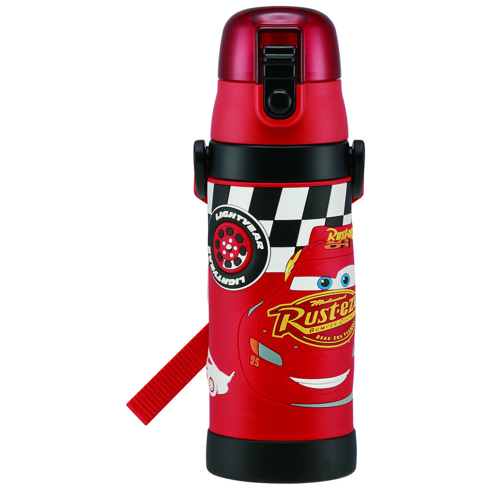 BACKYARD FAMILY「水筒 キッズ 直飲み 通販 約 500ml 子供 480ml おしゃれ キャラクターグッズ」|食器・キッチングッズ|レッド1