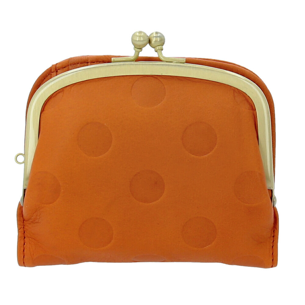 BACKYARD FAMILY「財布 レディース 二つ折 ブランド 通販 un signet アンシグネ がま口 二つ折り財布」|財布|オレンジ1